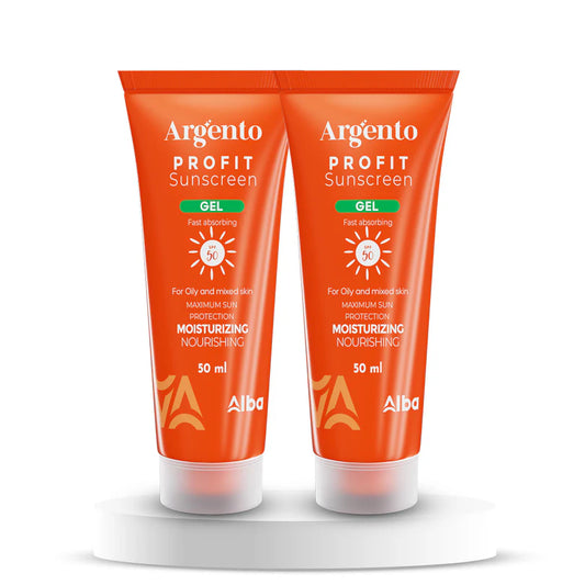Argento Profit Sunscreen Gel- SPF 50 (1+1 ) Offer