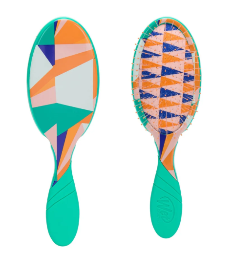 ويت برش فرشة شعر برو دي تانجلر اخضر مقلم  -WetBrush pro Detangler-artful ace-flag up