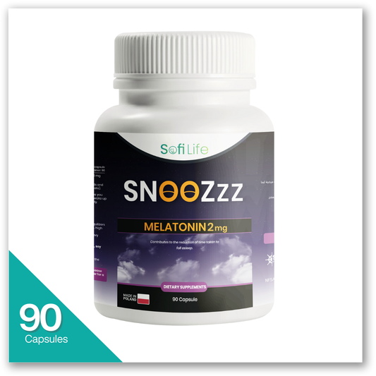سوفي لايف سنووز ميلاتونين 2 مجم 90 كبسولة - SnooZzz Melatonin 2 mg