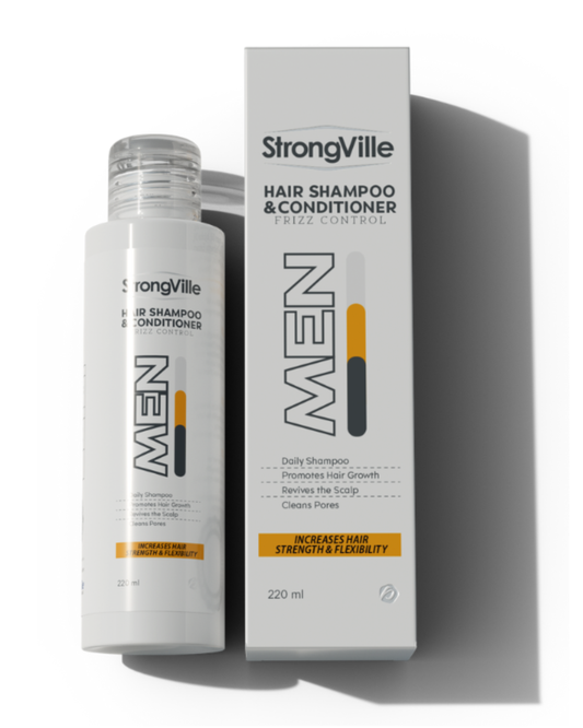 Strongville Men Shampoo & Conditioner 220 ml - سترونج فيل شامبو وبلسم للرجال 220مل
