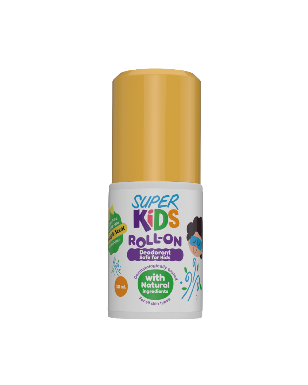 Superkids Roll On Pineapple Scent 30 ml - سوبر كيدز رول أون برائحة الأناناس 30 مل