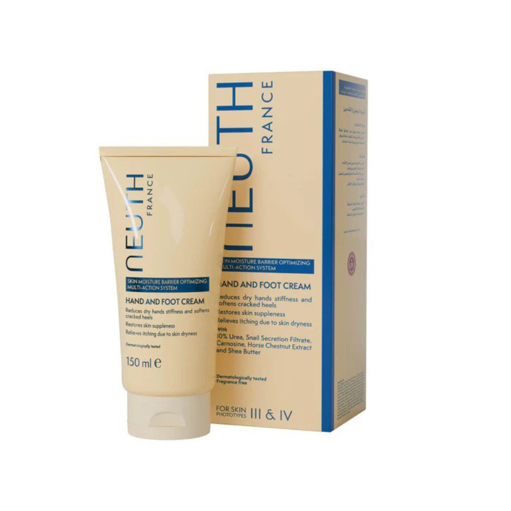 نوث كريم مرطب لليدين والقدمين 150 مل - NEUTH HAND AND FOOT CREAM 150ML