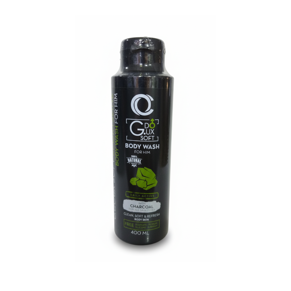 Daily Active Body Wash With Charcoal For Him 400ML  -  غسول الجسم المنعش بالفحم للرجال (400 مل)