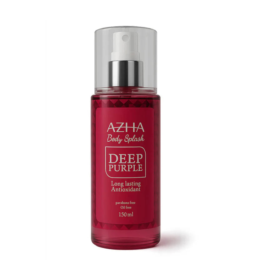 Azha Body Splash -Deep Purple: Rose + Vanilla + Sandalwood 150ml