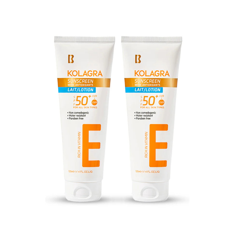 Kolagra Sun Screen Lotion 120ml (1+1) Offer
