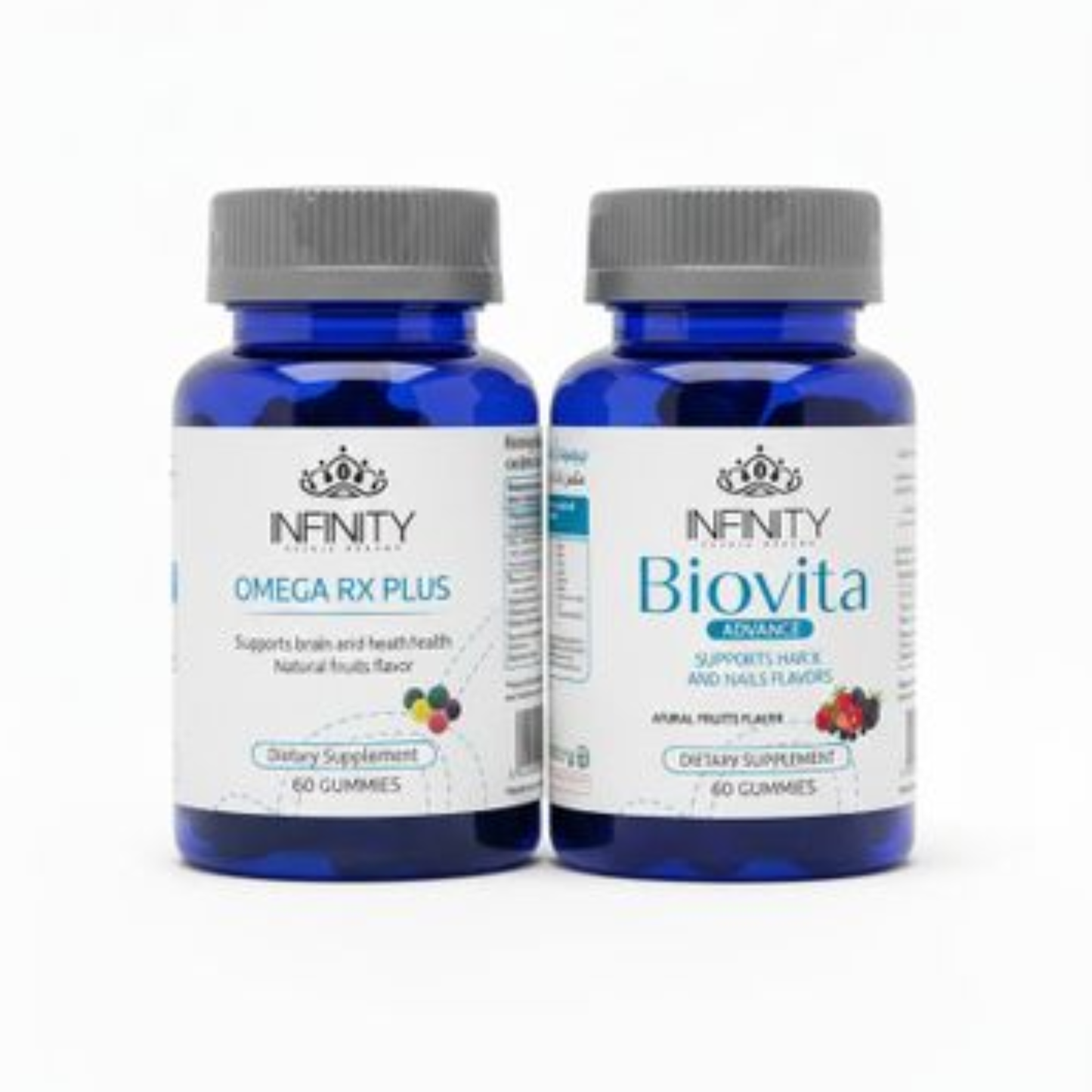 Infinity  Biovita 60Gummies + Omega RX Plus 60 Gummies (1+1)