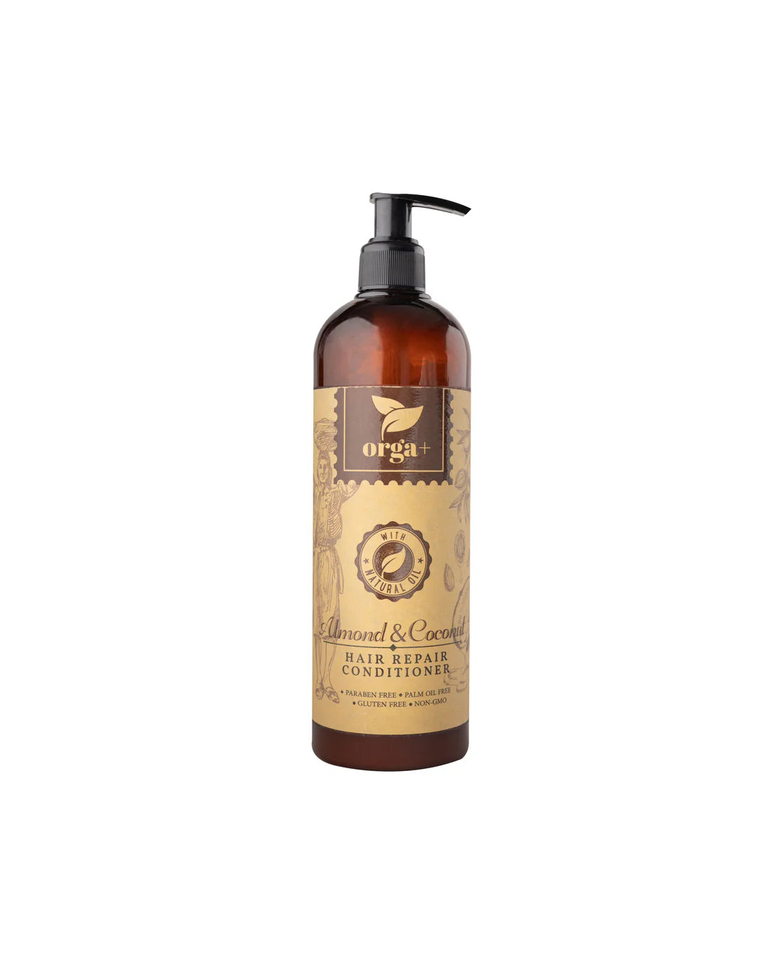 ORGA+ Almond & Coconut Hair Conditioner (500ml)