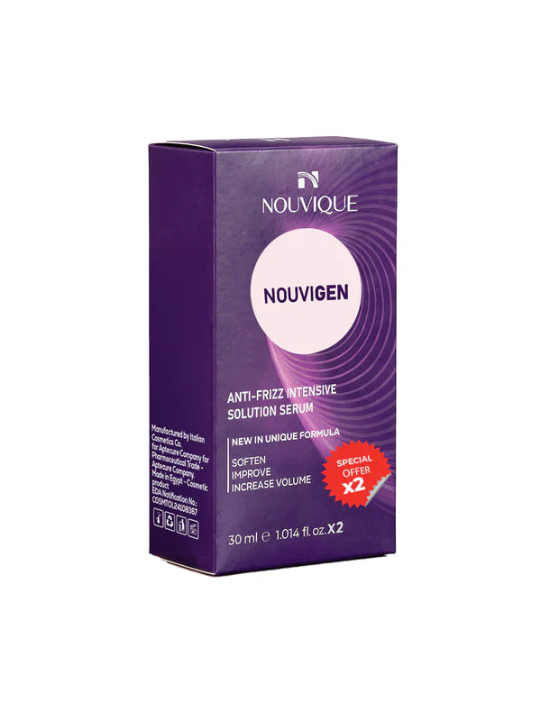 نوفيك سيرم انتي فريز 30مل عرض 1+1 - Nouvique Nouvigen Anti-frizz Serum 2X30ML (Kit)