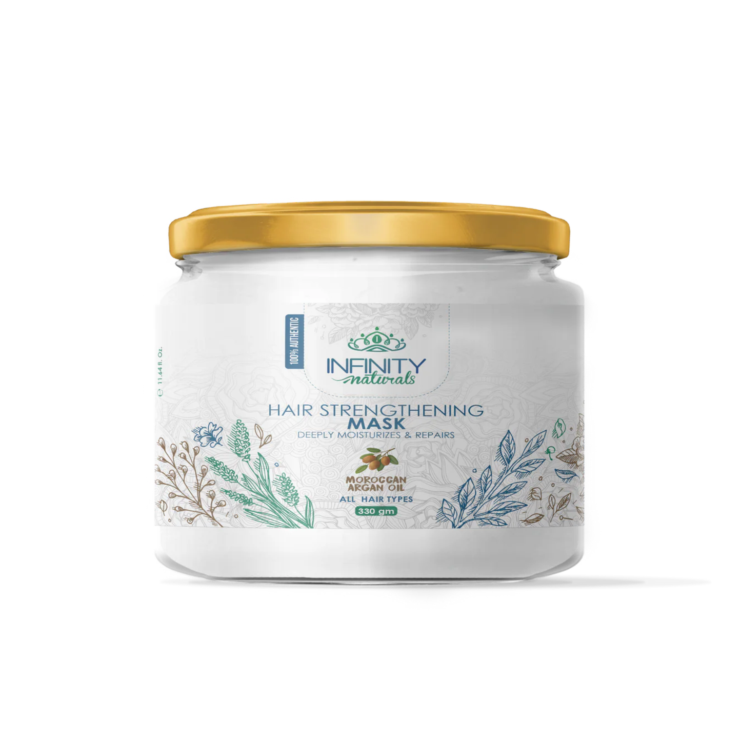 Infinity Moroccan Argan Oil Hair Strengthening Mask  330gm
