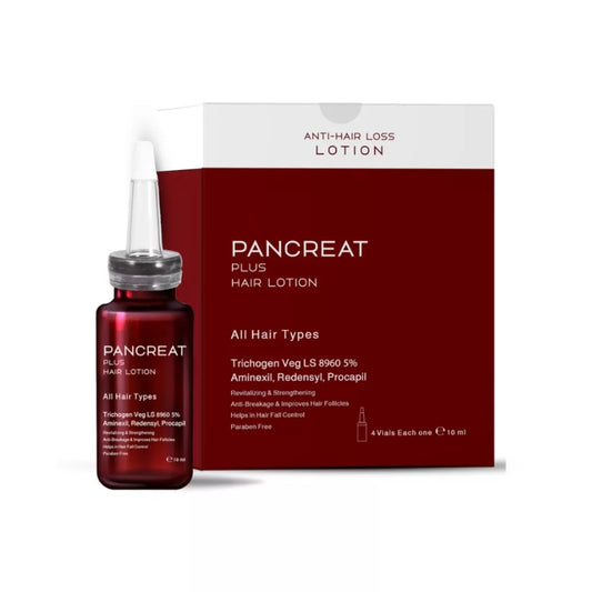 بانكريت بلس 10 مل 4 امبولات - Pancreat Plus Hair Lotion (4*10ml) Vials