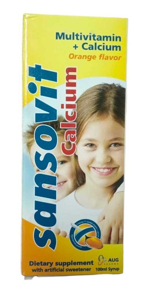 Sansovit With Calcium (Orange Flavor) 100 ml