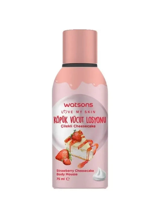 واتسونز بادي مووس فووم 75مل شيز كيك فراوله - Watsons Body Mousse Foam Scent chessecake 75ml