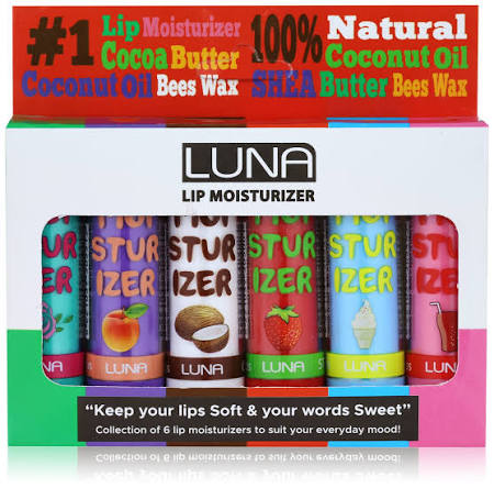 لونا زبدة كاكاو 6قطع مشكل - Luna Cocoa Butter Lip Balm Assorted - Pack of 6 Pieces