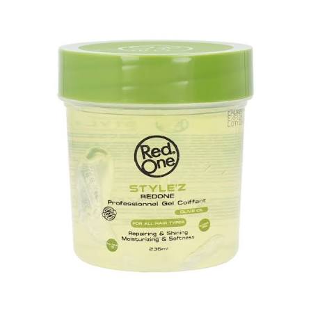 ريد ون جيل 236مل بزيت الزيتون زيتي - Red One Olive Oil Hair Gel (236ml)