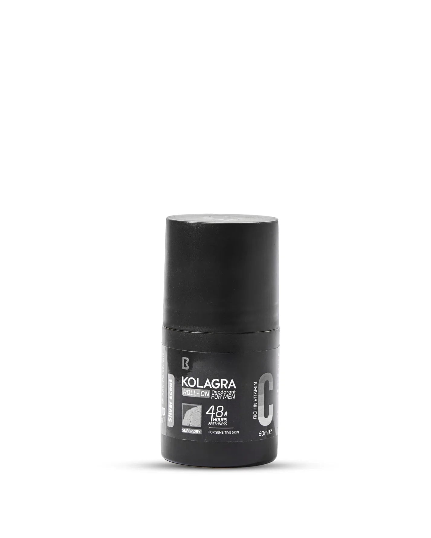 Kolagra Super Dry 48H Men's Roll-On Deodorant Silver Scent