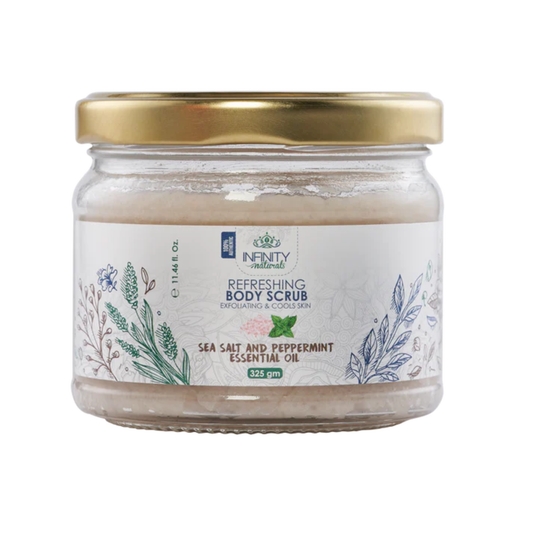 Infinity Refreshing Body Scrub Sea Salt & Peppermint Essential Oil