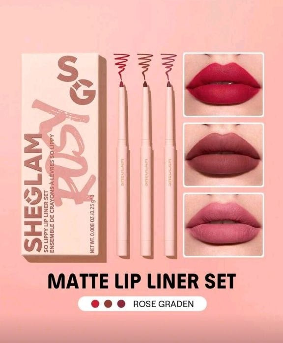 Sheglam Lip Liner Kit (3Pcs)