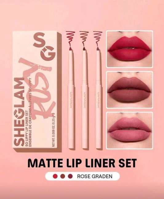 Sheglam Lip Liner Kit (3Pcs)