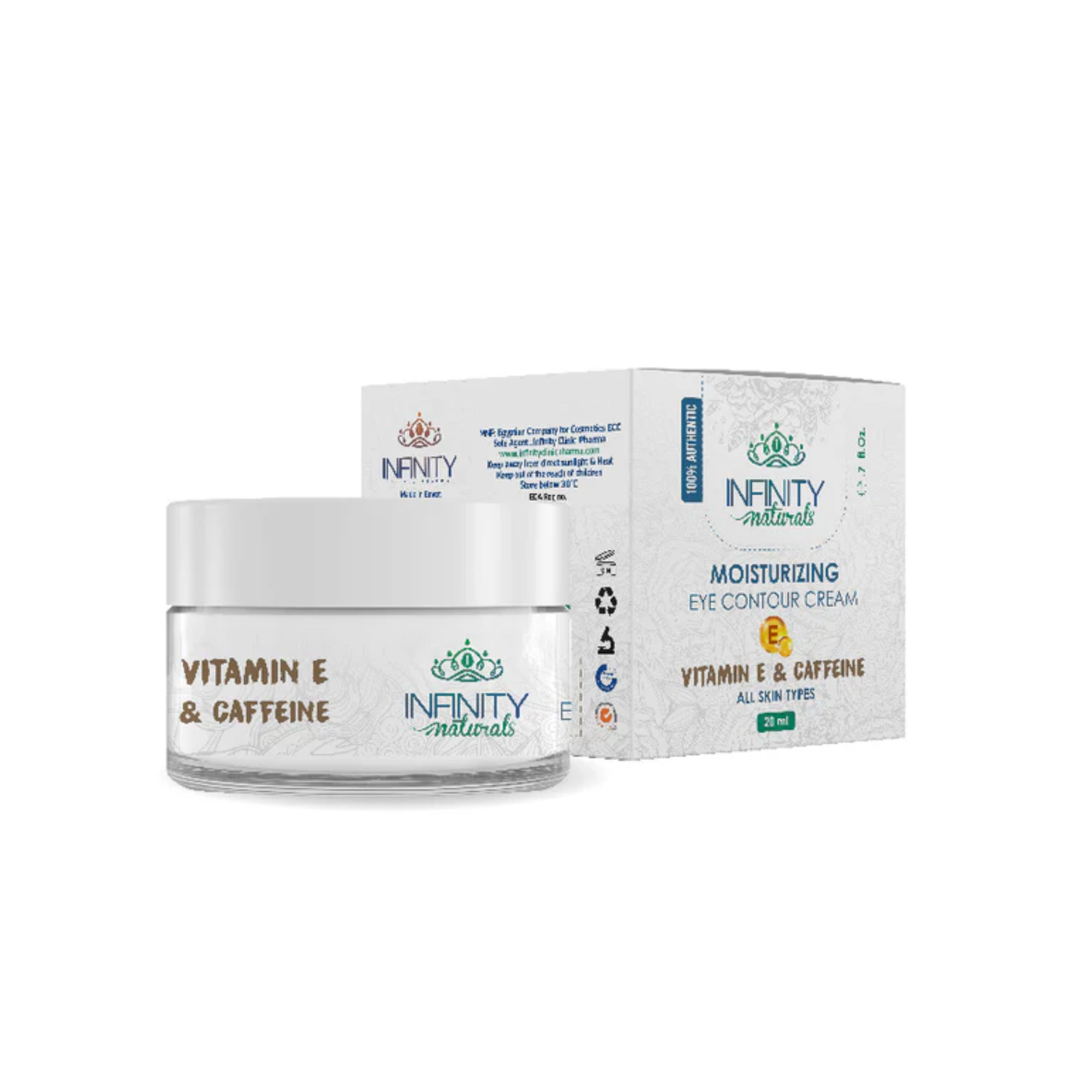 Infinity Eye Contour Cream Vitamin E & Caffeine 20ml