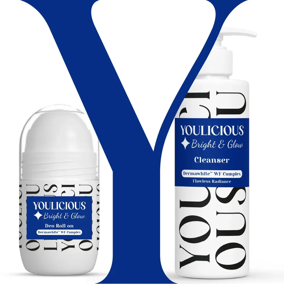 يوليشيس غسول منظف بشرة 200مل + رول اون 50مل - Youlicious Bright & Glow DEO Roll On 50ml + Youlicious Cleanser 200ml - Promo Pack free-gift-icon