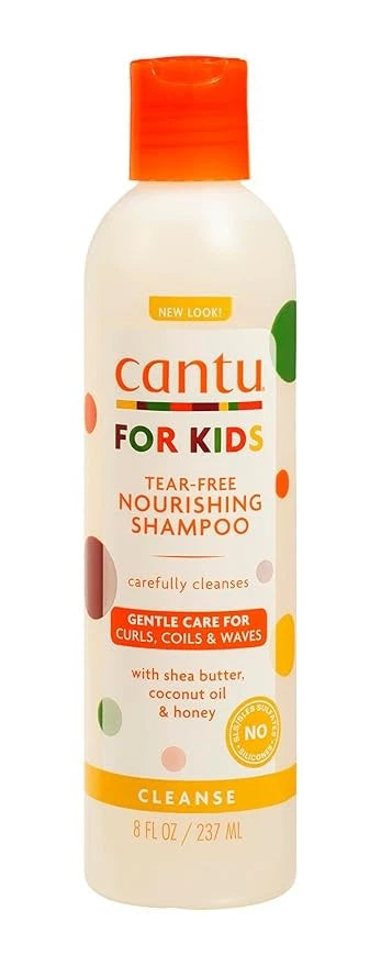 كانتو شامبو اطفال سلفات فري 237مل زبده شيا - Cantu For Kids Tear-Free Nourishing Shampoo 237ml