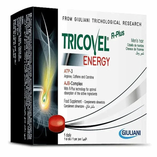 تريكوفيل مكمل غذائي انيرجي للشعر 30قرص - Tricovel® Energy Hair Supplement 30Tablets