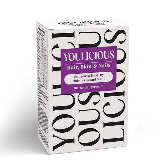 يوليشيس بيوتين 30ق مكمل غذائى للشعر والاظافر - Youlicious hair, skin& Nail